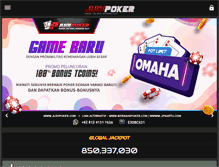 Tablet Screenshot of judipoker.com